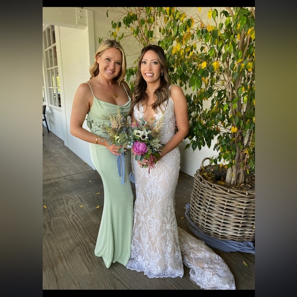 Surreal Gown in Sage by Katie May from Revolve size M - Picture 4 of 4